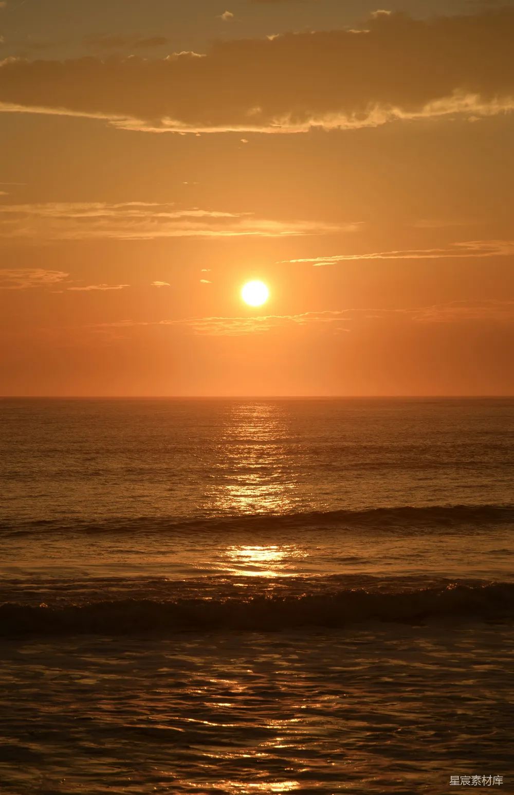 高清摄影 日落 海滩 宁静 自然 风景 夕阳海景
