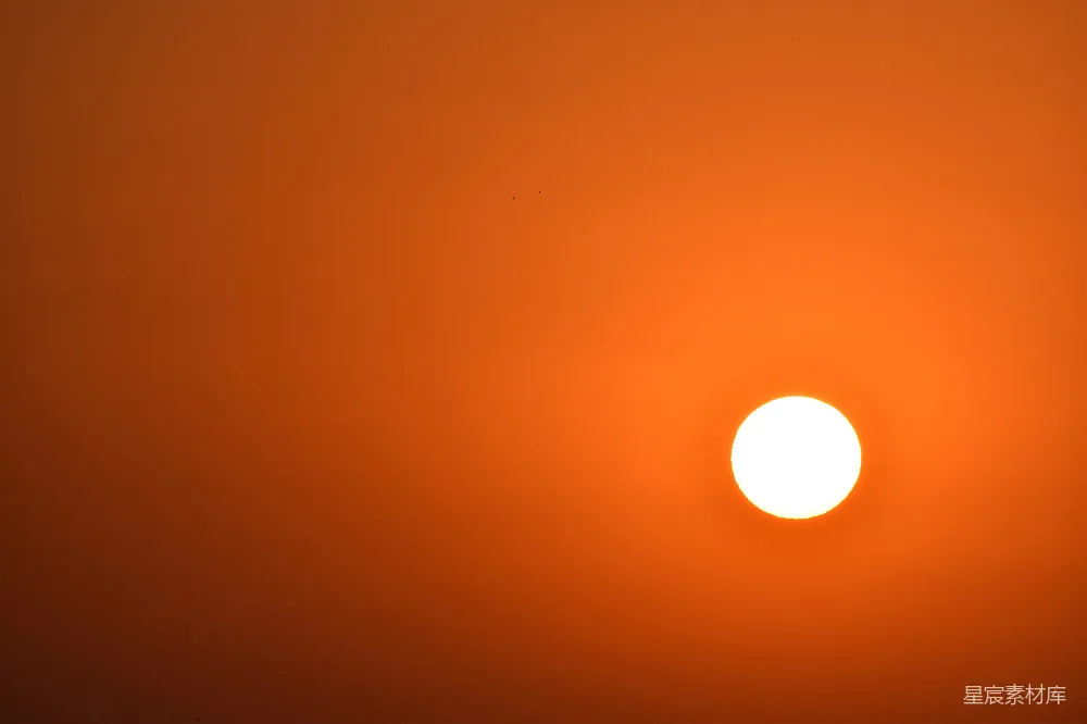 高清摄影 日落 橙色 宁静 自然 美景 日落的余晖