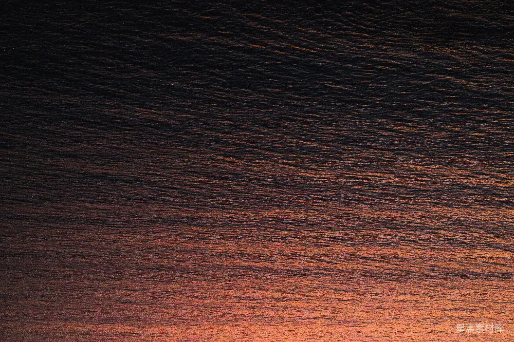 高清摄影 自然 夕阳 海面 宁静 日落 夕阳下的波光粼粼