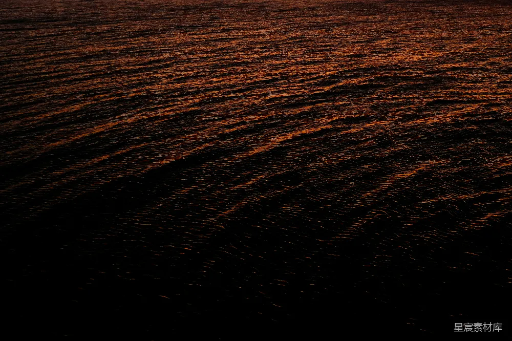 高清摄影 海面 夕阳 宁静 自然 风景 夕阳下的海面