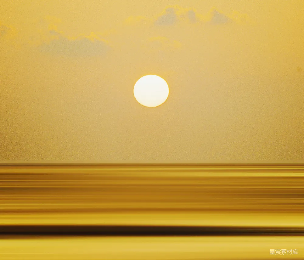 高清摄影 日落 金色 自然 平静 风景 金色的黄昏