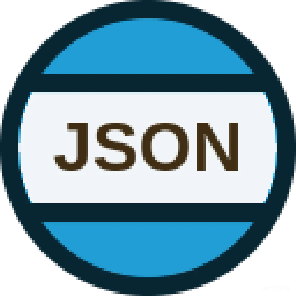 材质纹理 数据格式 图标 编程 JSON数据格式图标