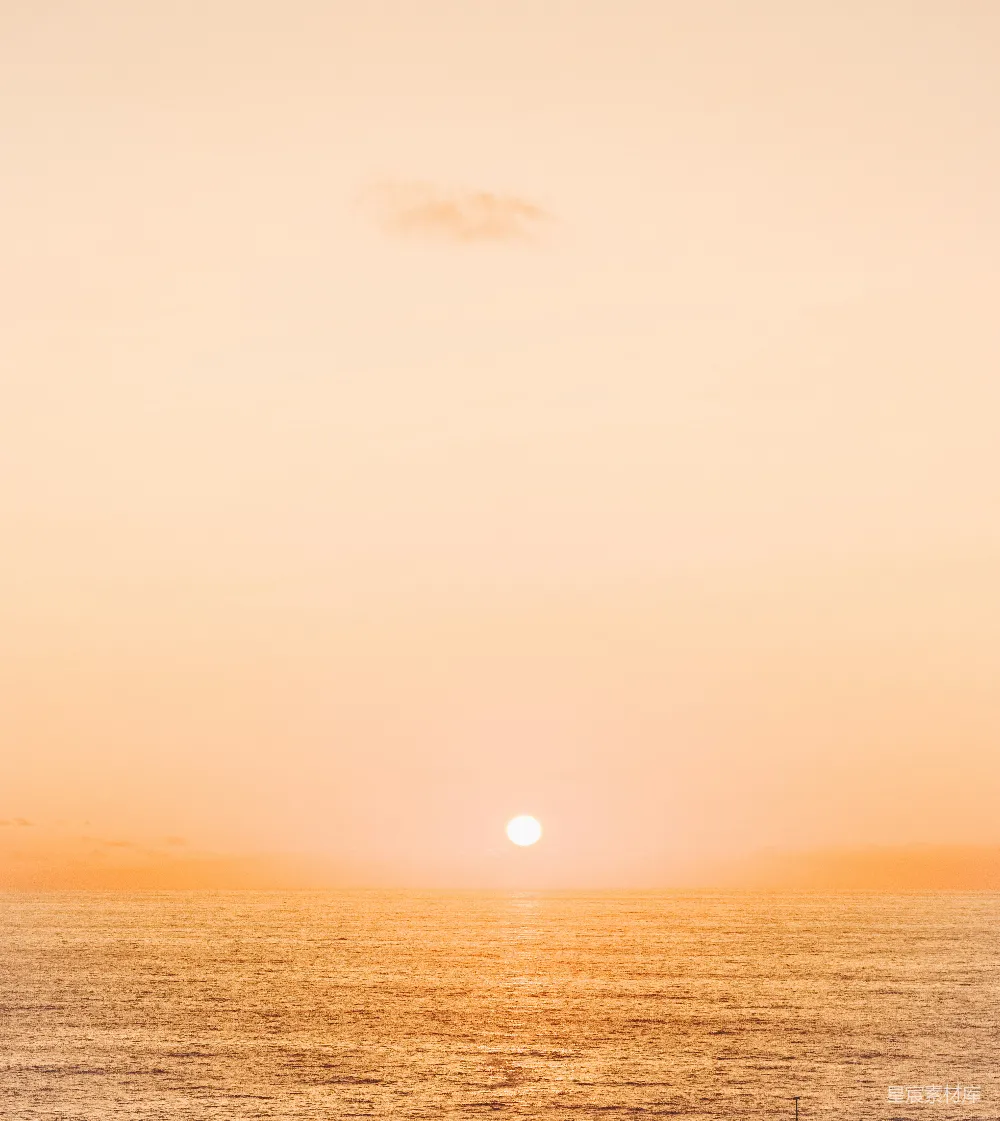 高清摄影 日落 海景 宁静 自然风光 夕阳 日落时分的宁静海景