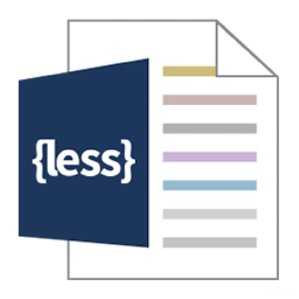 材质纹理 编程 图标 技术 设计 编程语言 LESS编程语言图标
