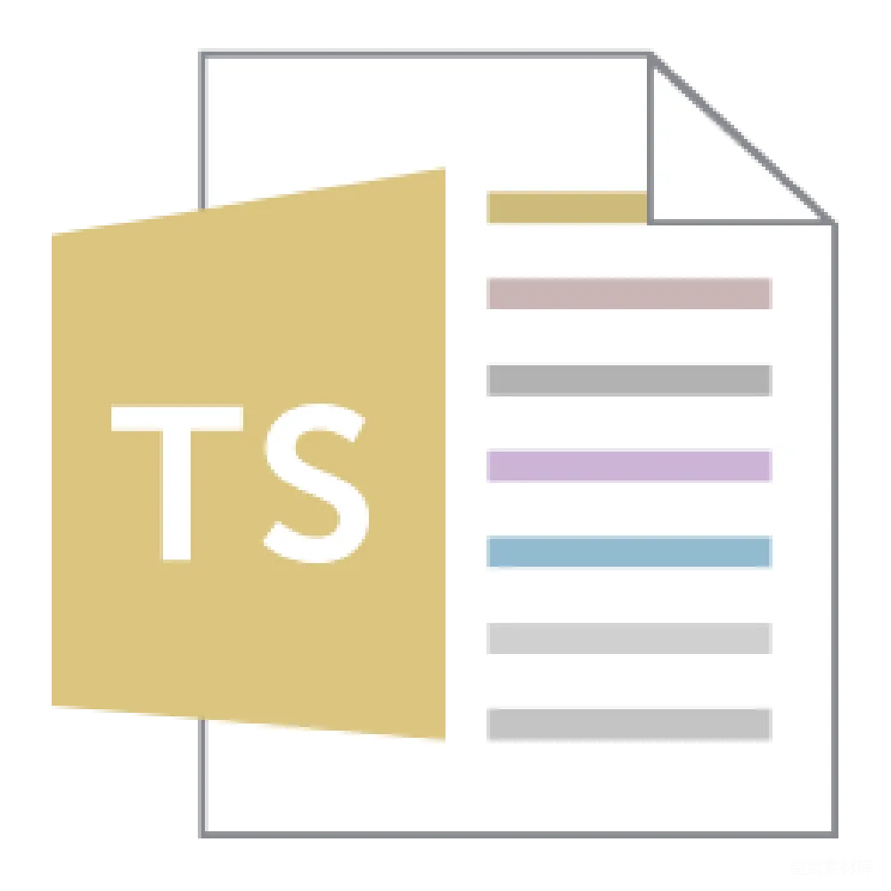 材质纹理 编程语言 技术图标 文档 软件开发 编程 TS编程语言文档图标