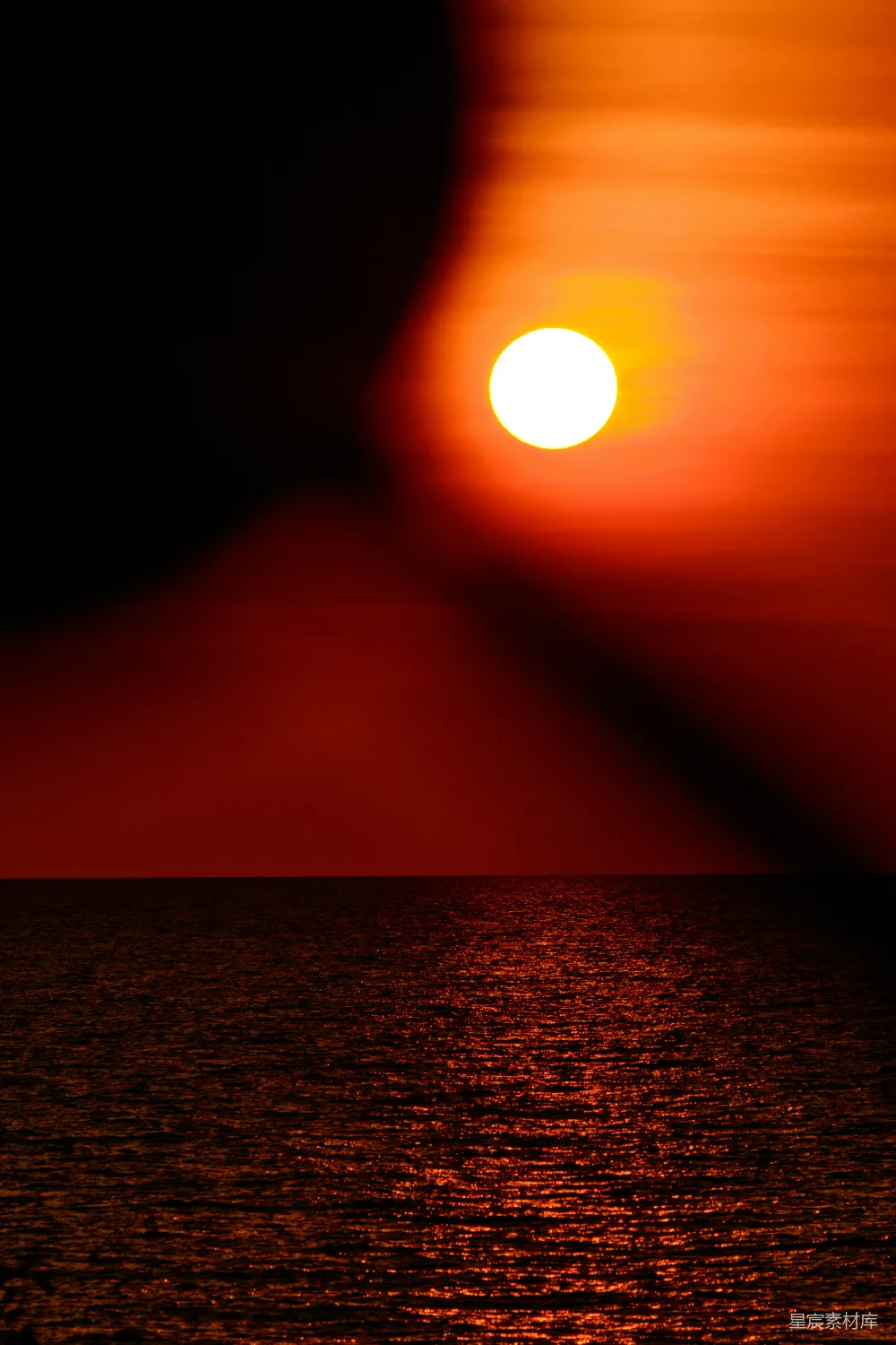 高清摄影 日落 海景 宁静 自然 风景 日落海景