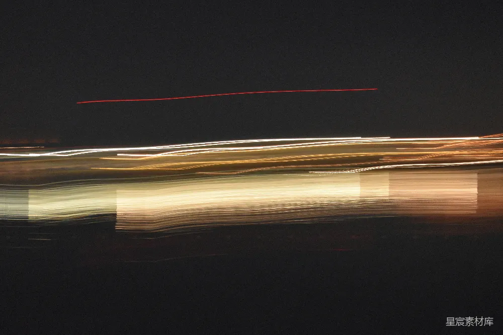 高清摄影 夜景 光绘 城市 动态 抽象 夜色中的光轨