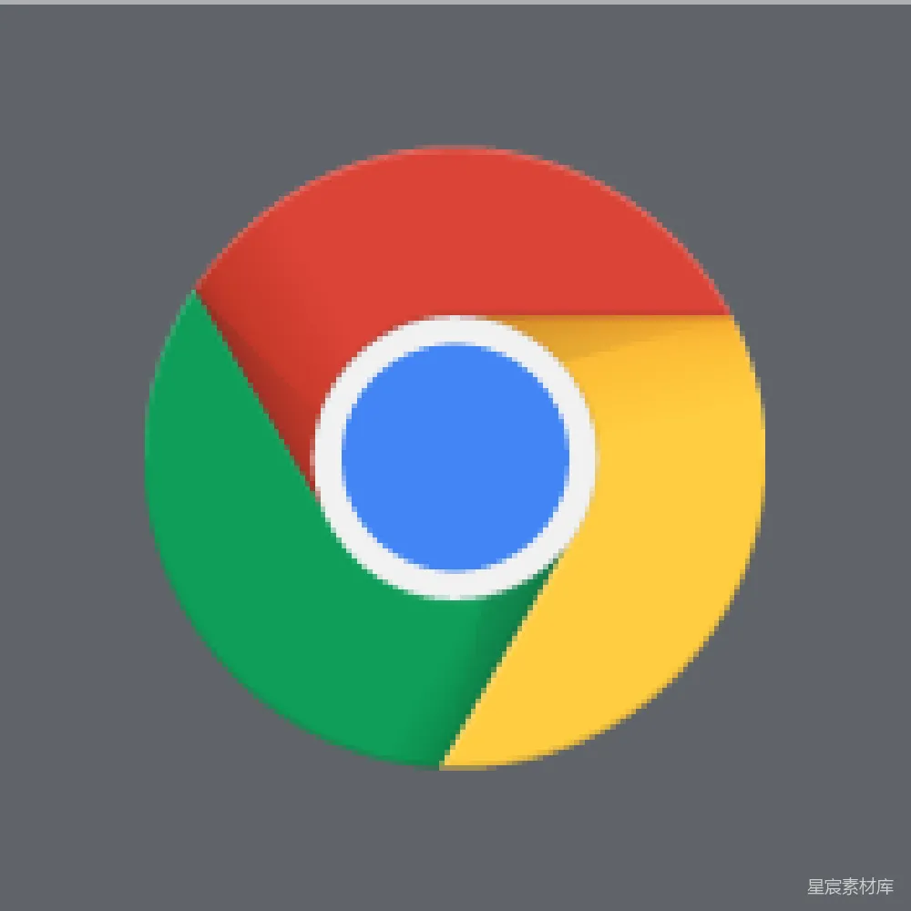 材质纹理 谷歌 浏览器 图标 简洁 科技 谷歌Chrome浏览器图标