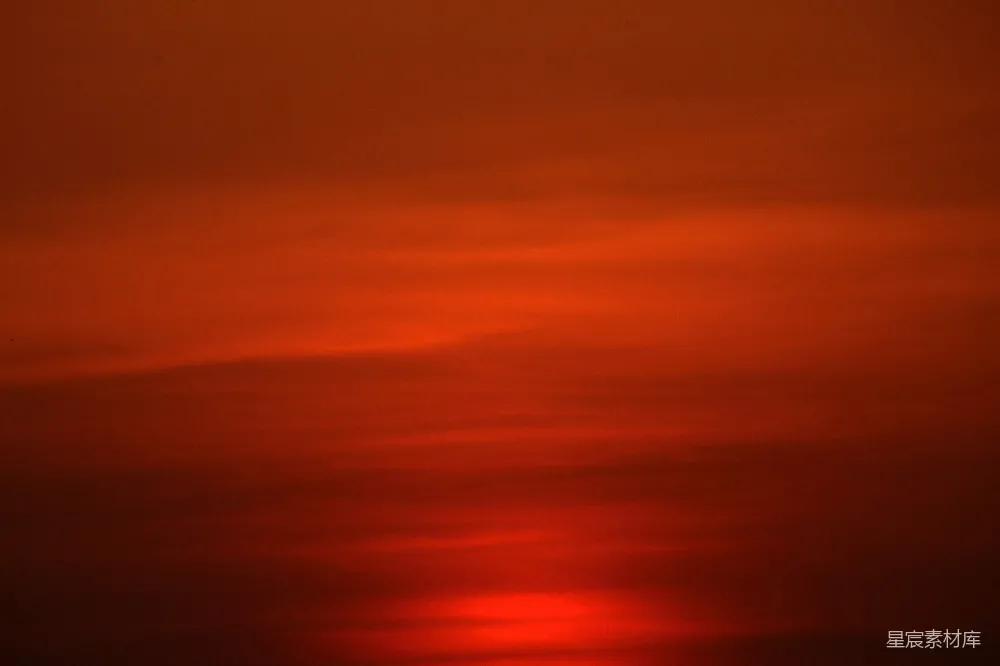 高清摄影 夕阳 天空 红色 自然 宁静 夕阳余晖