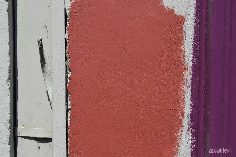 高清摄影 墙面 红墙 紫色 边框 建筑 红墙与紫色边框