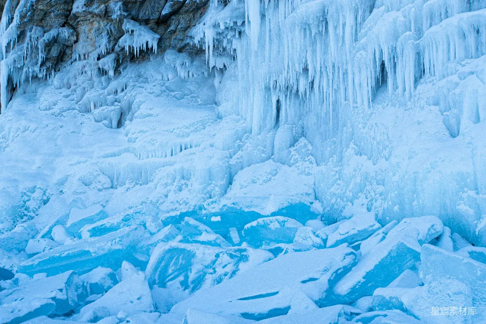 高清摄影 冰洞 自然风光 冬季 冰挂 雪景 冰洞奇观