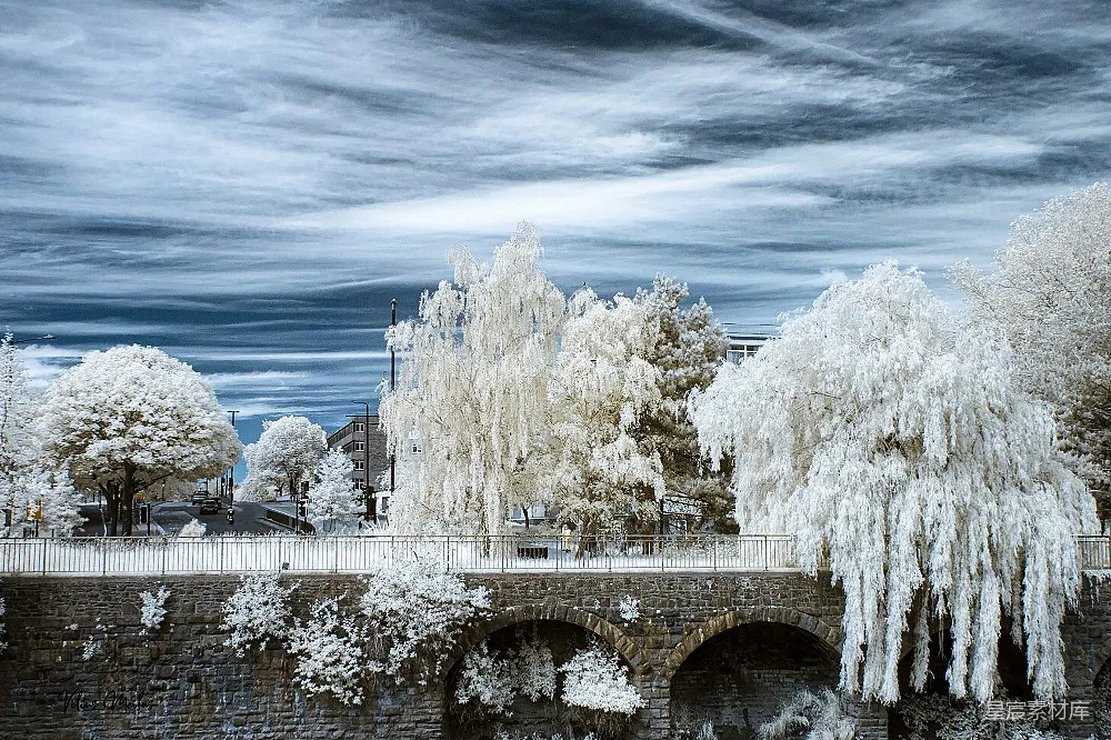 高清摄影 雪景 城市 风景 冬季 自然 雪覆下的城市风景