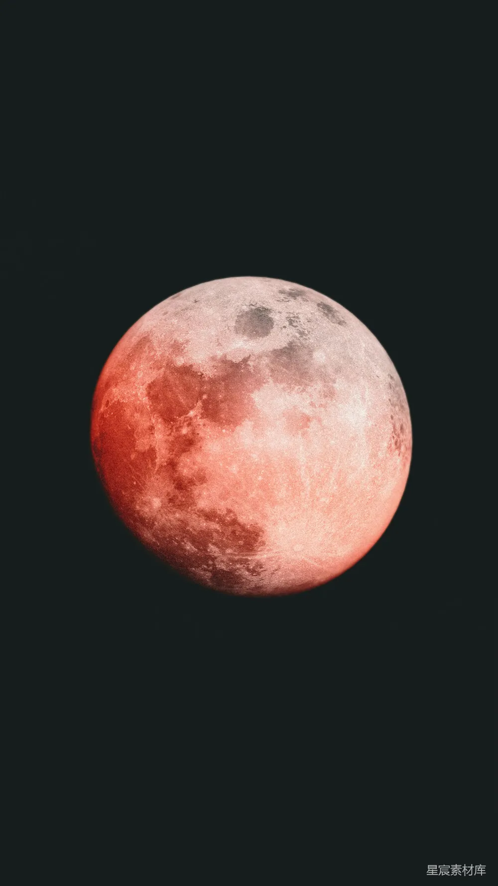 高清摄影 月亮 红色 自然 夜景 神秘 红色满月