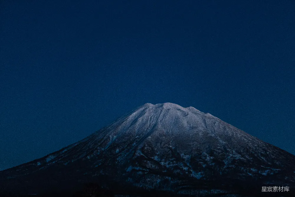 高清摄影 富士山 夜景 自然风光 日本 山峰 夜幕下的富士山