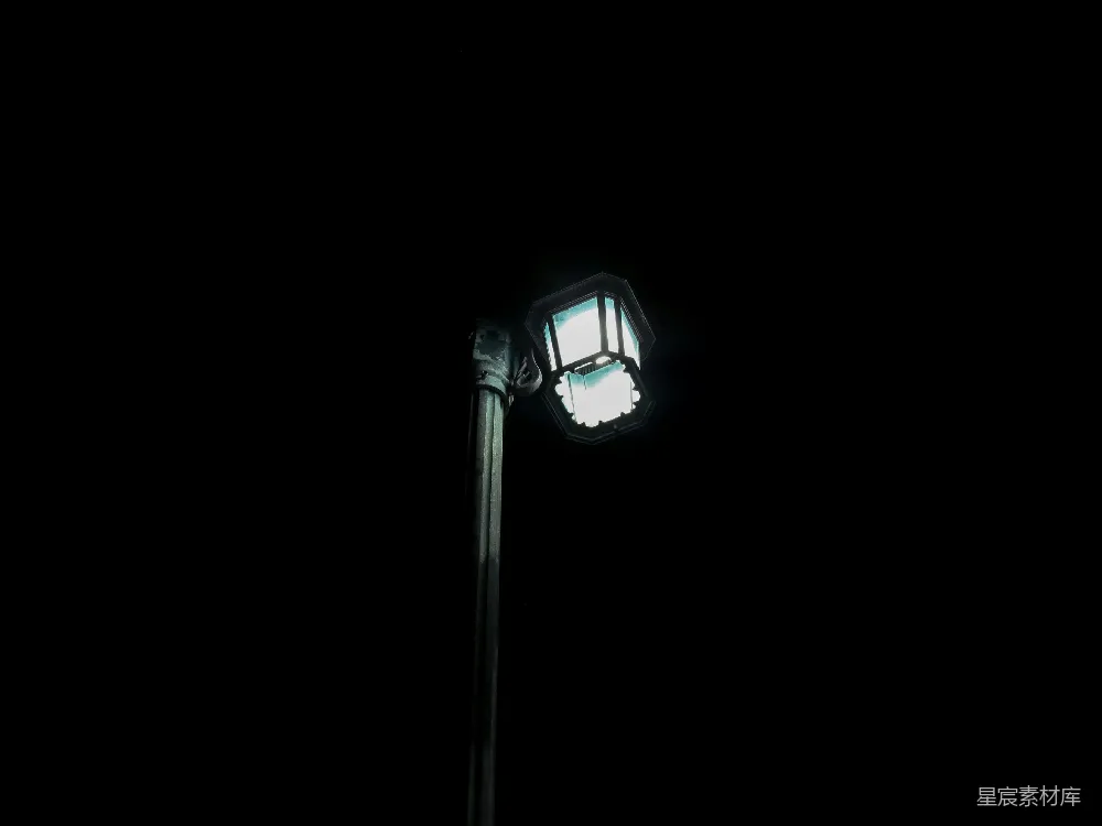 高清摄影 夜景 路灯 城市 静谧 夜色 夜色中的路灯