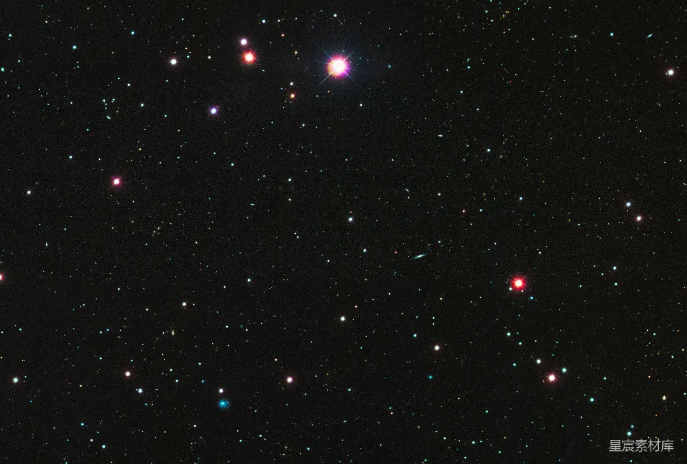 高清摄影 宇宙 星系 夜空 天文学 太空 璀璨星空：遥远星系