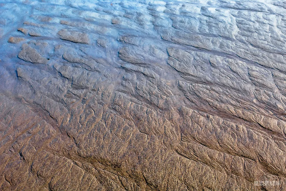 高清摄影 沙地 纹理 抽象艺术 自然 背景 沙地纹理的抽象艺术