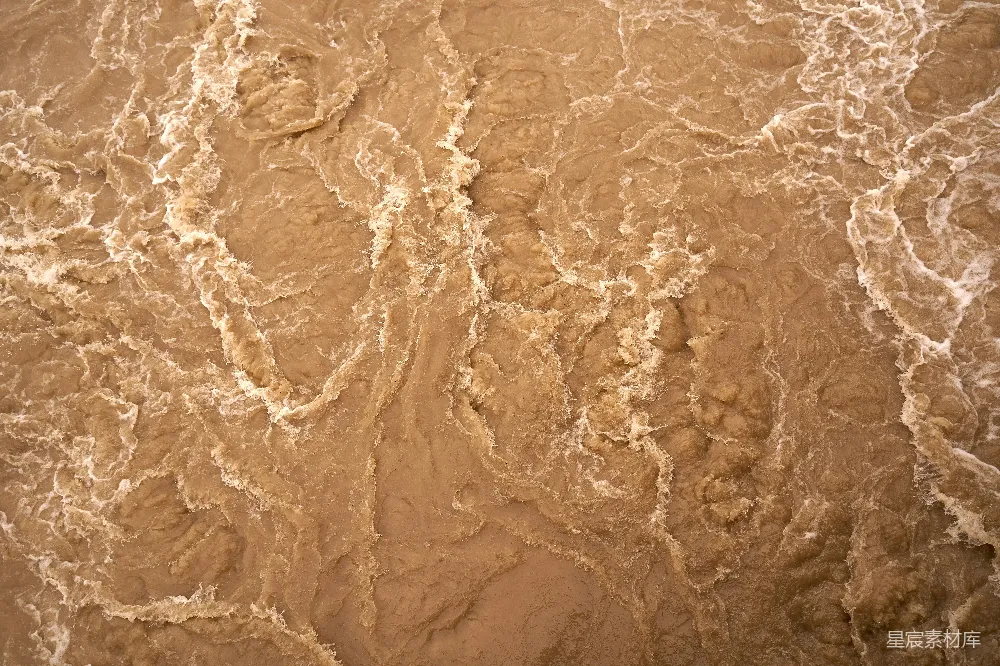 高清摄影 河流 泥黄色 湍急 自然景观 水流 泥黄色的湍急河流