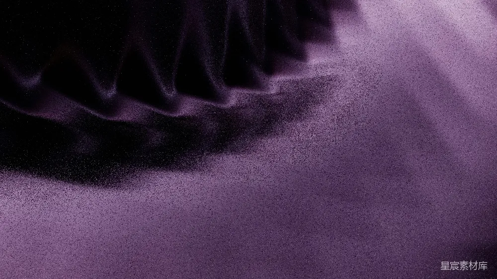 高清摄影 粒子效果 紫色背景 动态图像 抽象艺术 科技感 紫色粒子动态背景