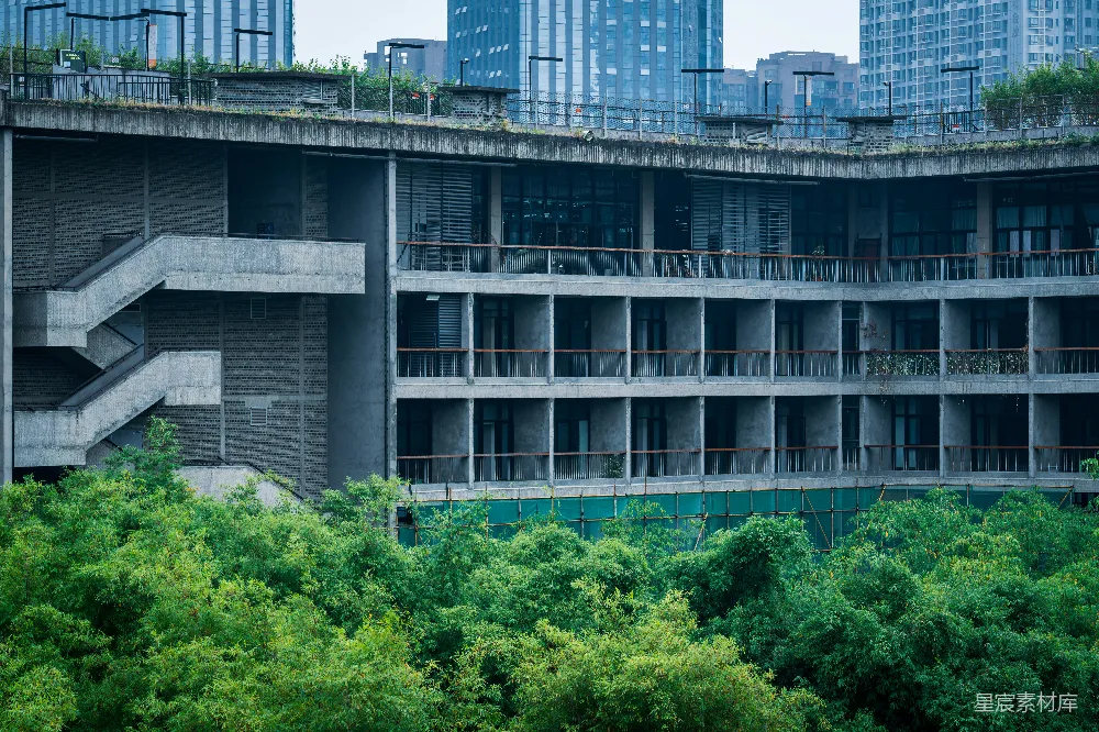高清摄影 废弃建筑 城市景观 工业风格 都市遗址 摄影 城市中的废弃建筑