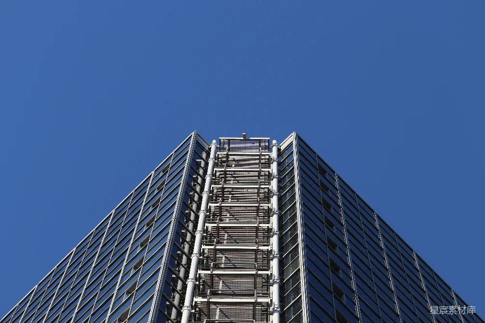高清摄影 摩天大楼 现代建筑 工业风格 都市景观 建筑细节 摩天大楼的建筑细节
