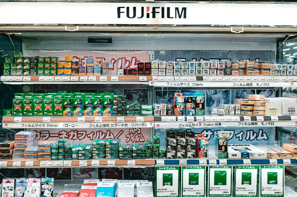 高清摄影 胶片 富士胶片 摄影 产品展示 日本 富士胶片商店内景
