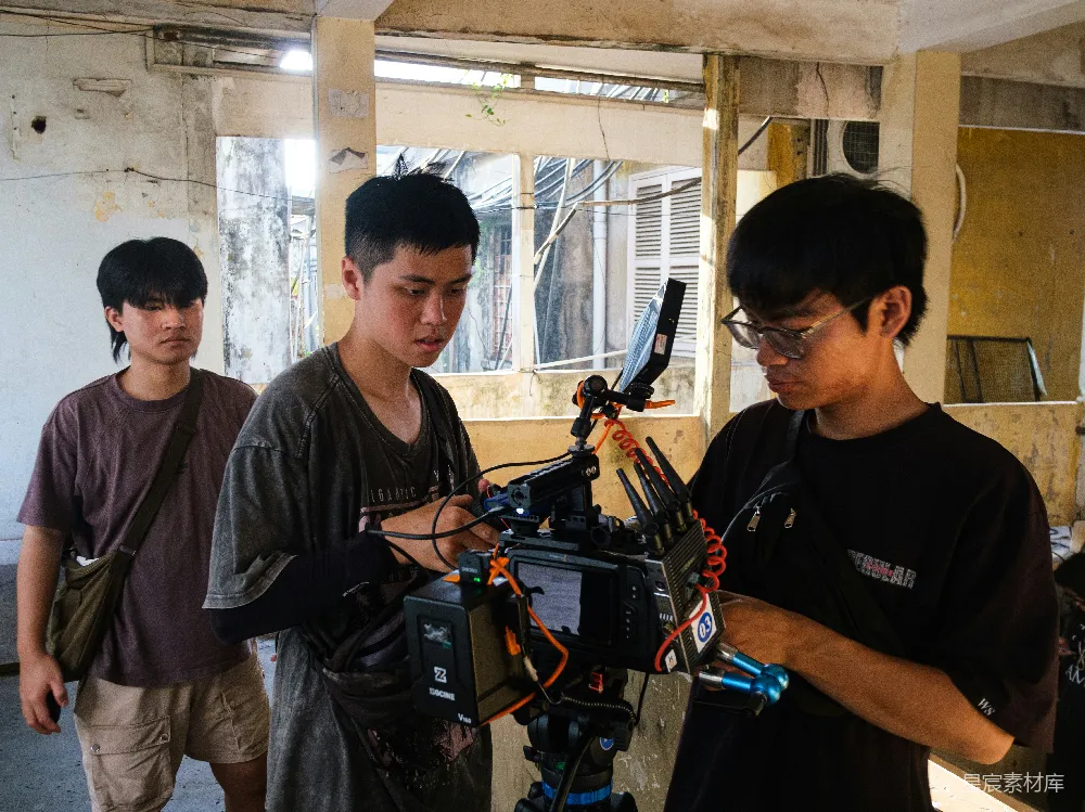 高清摄影 团队 摄像机 调试 专业 协作 团队合作中的摄像机调试