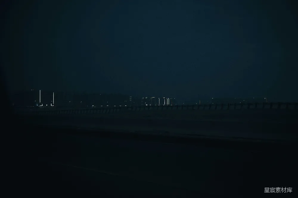 高清摄影 夜晚 城市 寂静 光景 都市 夜幕下的城市剪影