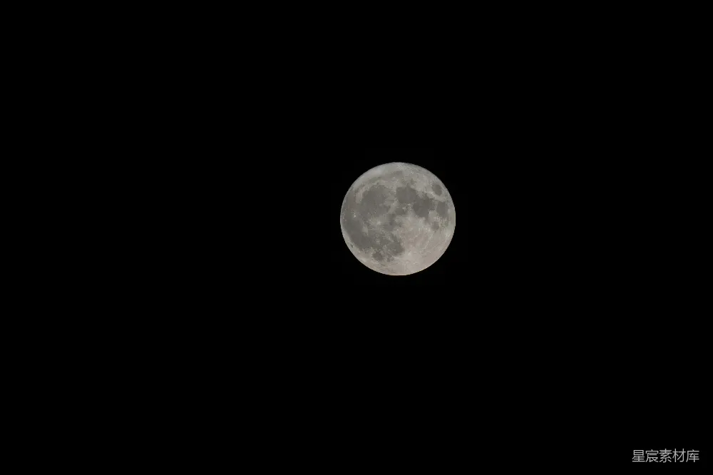 高清摄影 月亮 夜空 宁静 自然 摄影 静谧的月夜