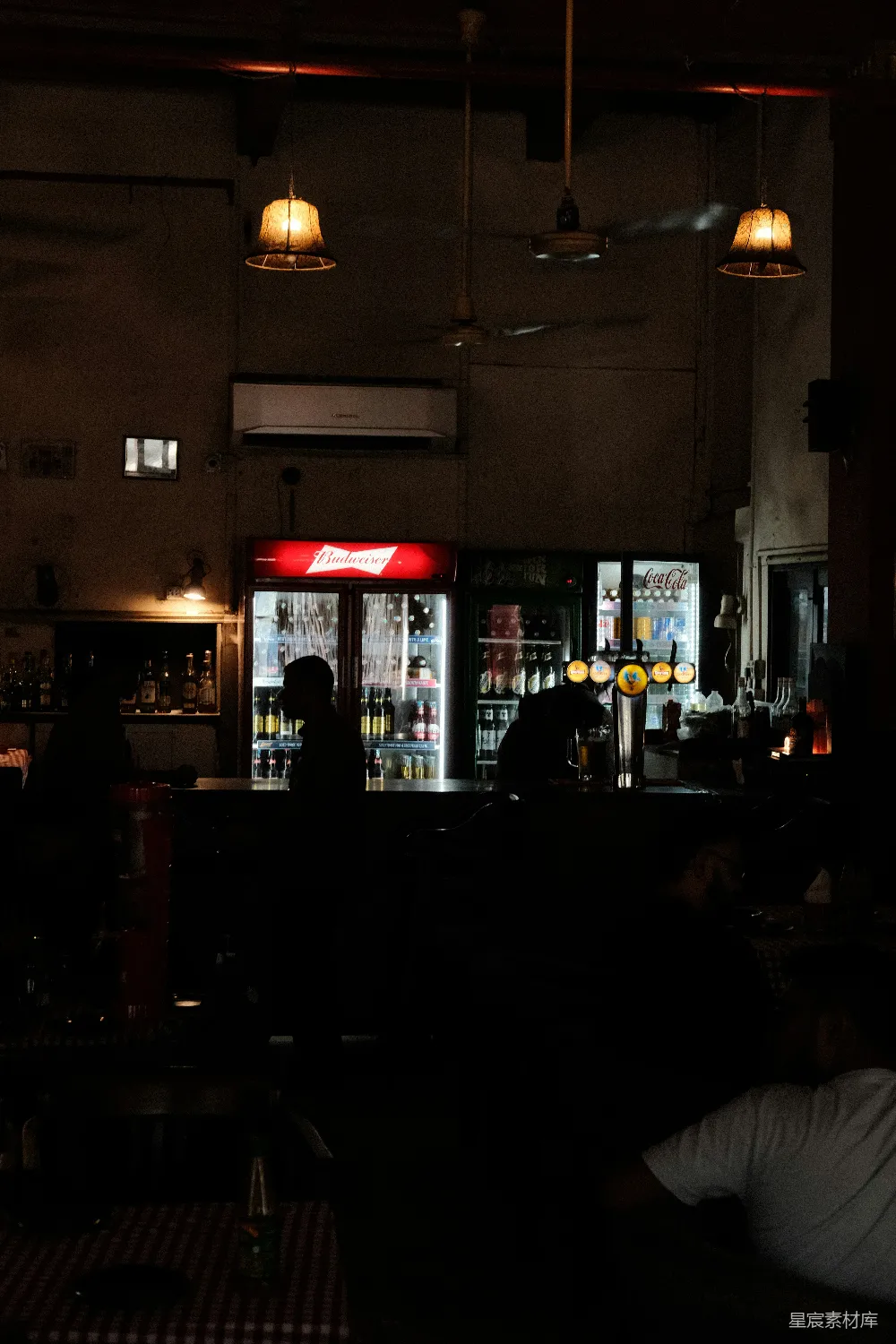 高清摄影 酒吧 昏暗 夜景 休闲 都市 昏暗酒吧的夜景