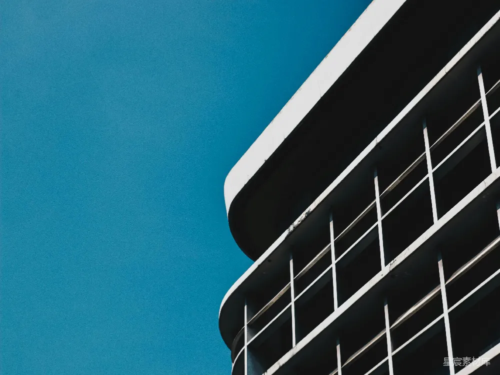 高清摄影 现代建筑 蓝天 几何线条 城市景观 建筑设计 现代建筑与蓝天