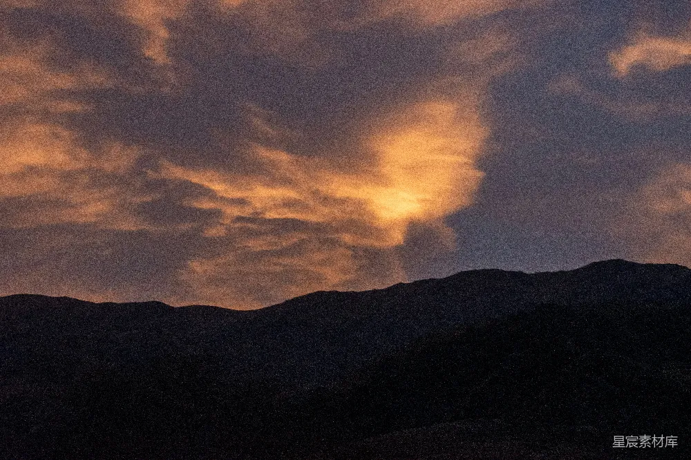 高清摄影 自然风光 日落 山峦 宁静 黄昏 黄昏山影