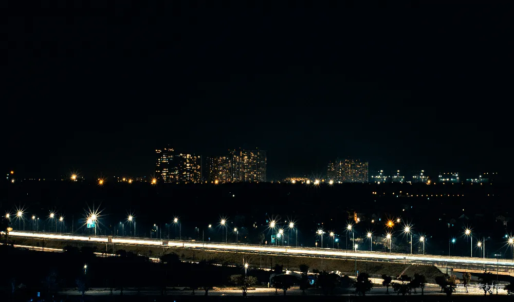 高清摄影 夜景 城市 灯光 建筑 交通 夜幕下的城市霓虹