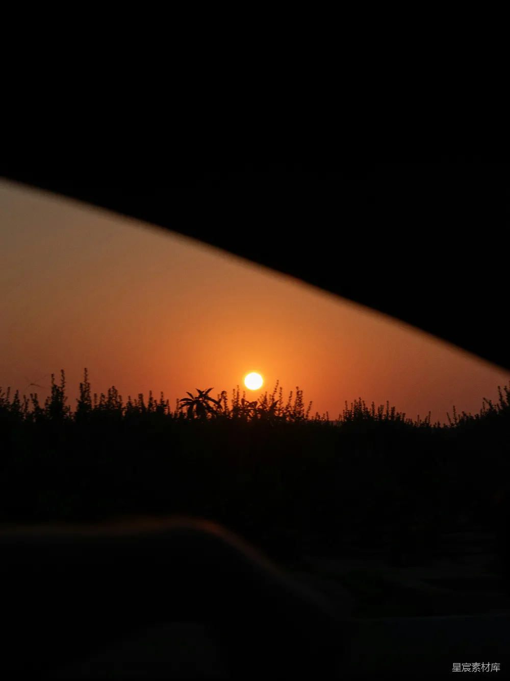 高清摄影 夕阳 车窗外 风景 车窗外的夕阳