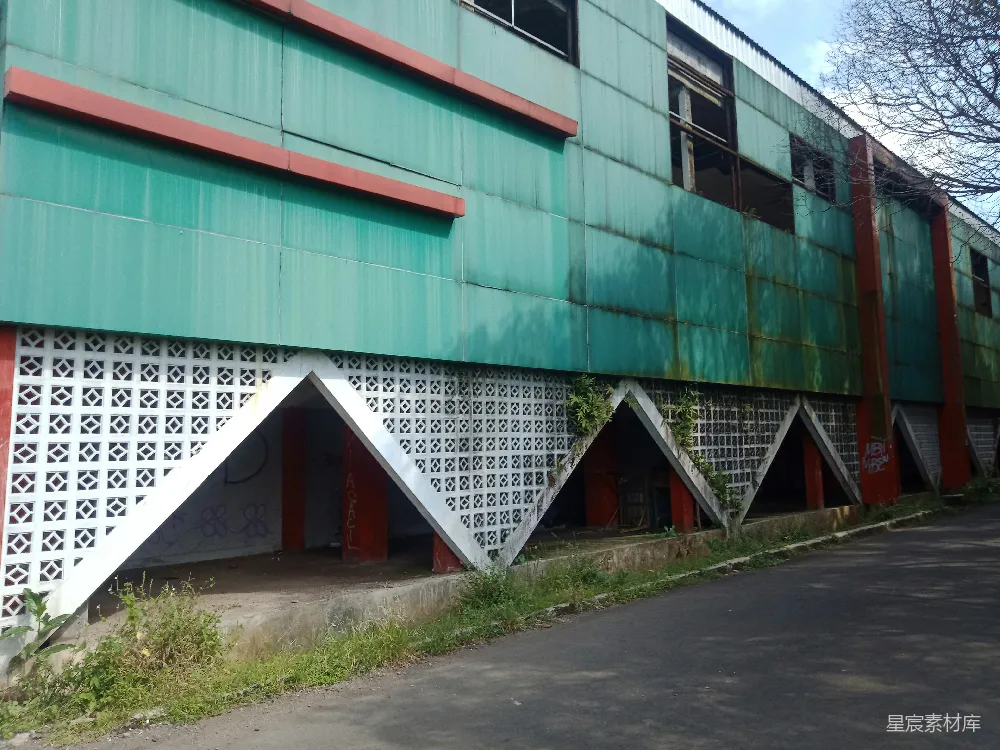 高清摄影 废弃 建筑 破败 城市 荒凉 废弃建筑的角落