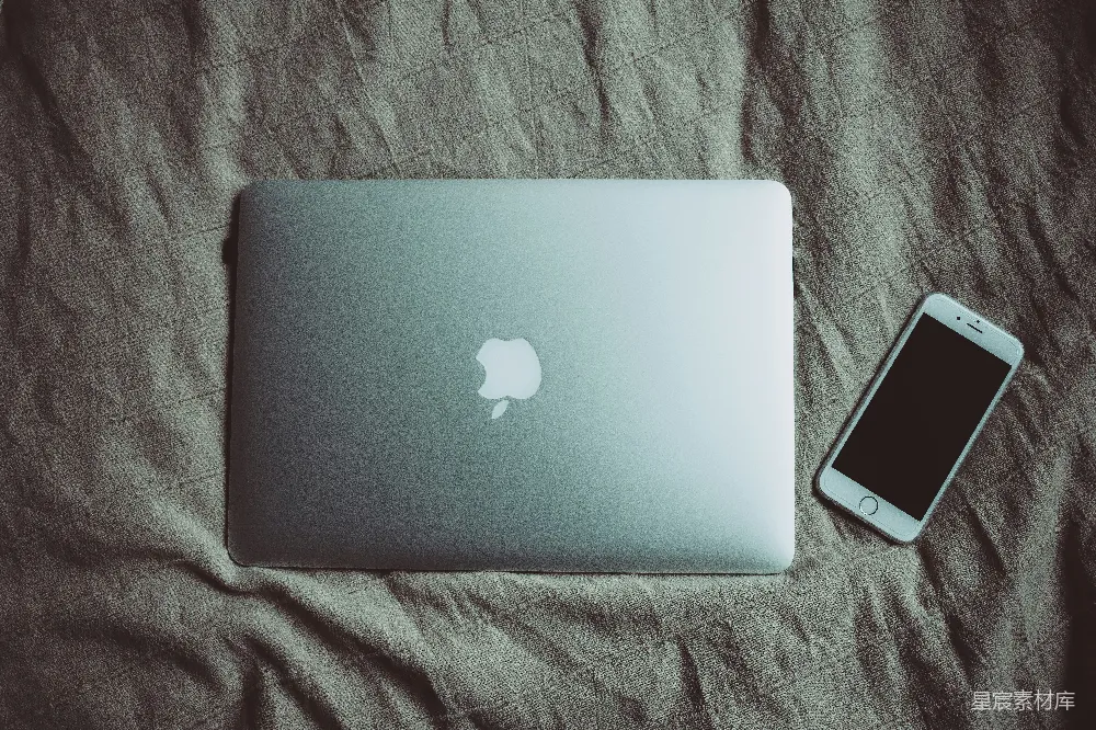 高清摄影 科技 简约 苹果 办公 便携 简约科技：MacBook与iPhone的组合