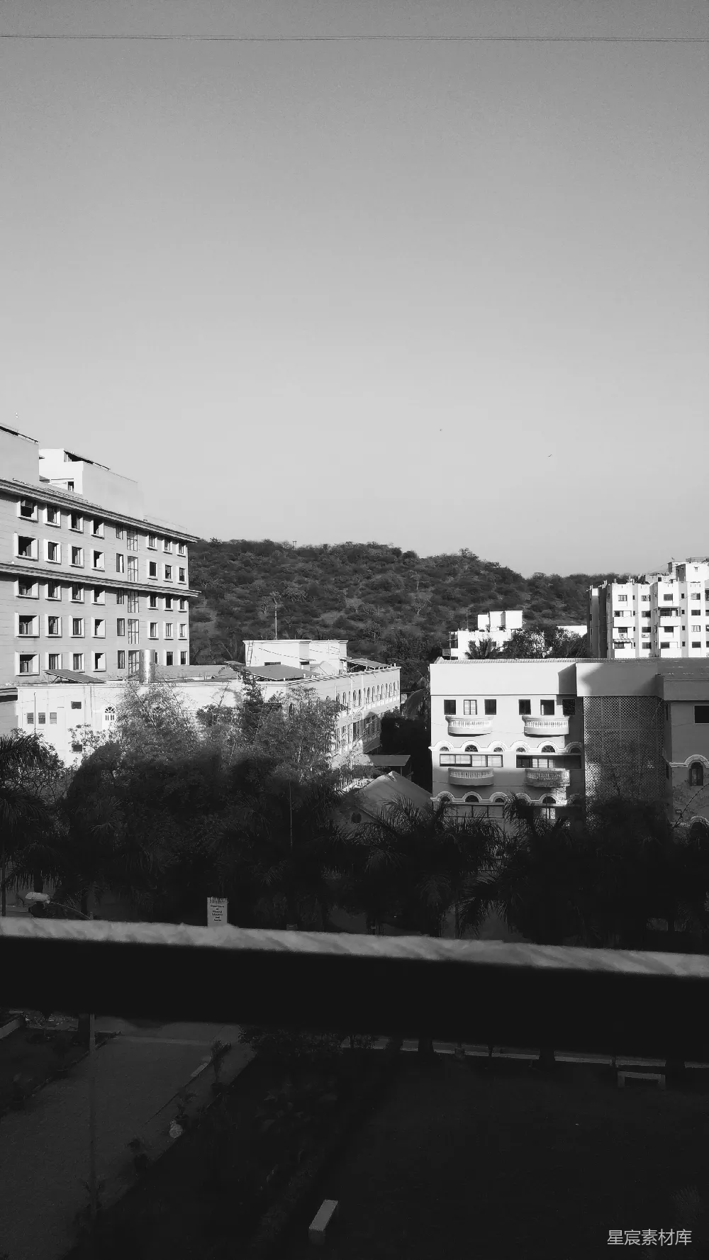 高清摄影 黑白照片 城市 建筑 自然 景观 黑白城市风景