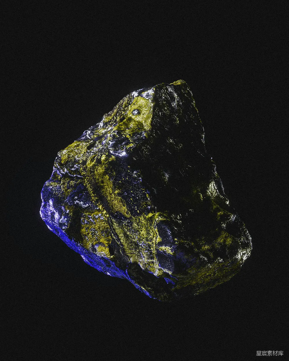 高清摄影 矿物 荧光 地质 自然 科学 荧光矿物特写