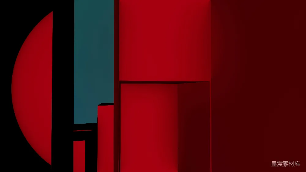 高清摄影 抽象艺术 几何图形 现代风格 背景素材 红色 红色几何抽象背景