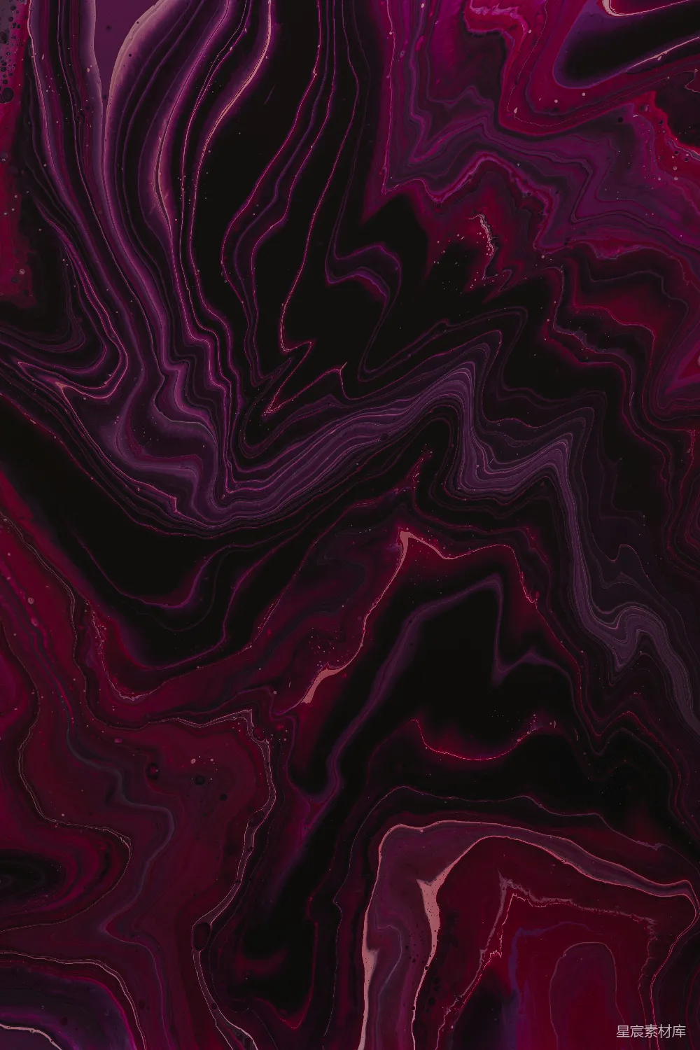 高清摄影 抽象 波纹 暗红色 艺术 背景 抽象流动的暗红色波纹背景