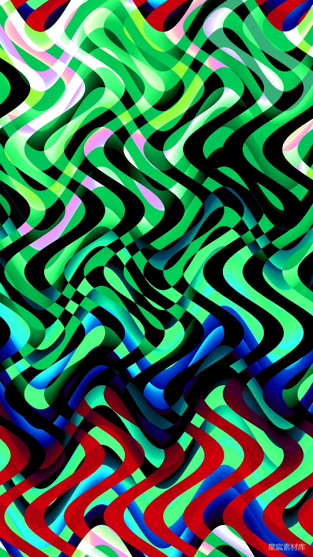 高清摄影 抽象艺术 几何图案 现代设计 视觉艺术 背景素材 色彩斑斓的扭曲线条