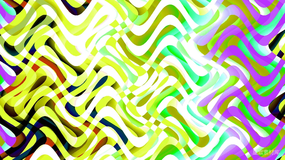 高清摄影 波浪线条 色彩丰富 抽象艺术 现代设计 背景素材 色彩斑斓的波浪线条背景