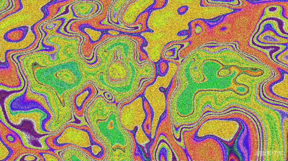 高清摄影 抽象艺术 波浪图案 色彩丰富 视觉艺术 现代设计 色彩斑斓的抽象波浪纹理