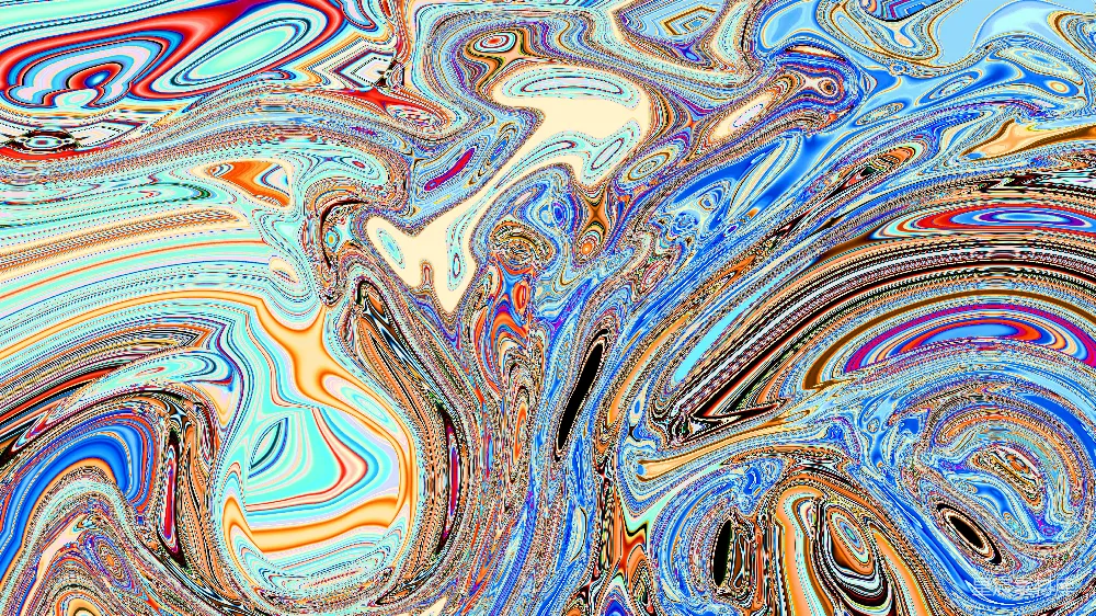 高清摄影 抽象艺术 波浪纹理 色彩丰富 视觉艺术 背景图案 色彩斑斓的抽象波浪图案