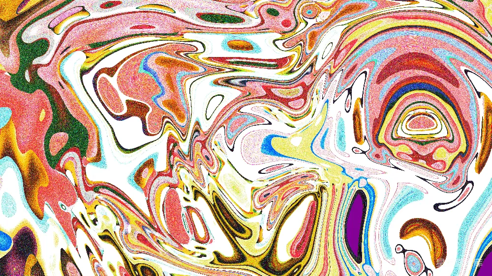 高清摄影 抽象艺术 色彩 波浪纹 现代艺术 装饰背景 色彩斑斓的抽象波浪背景