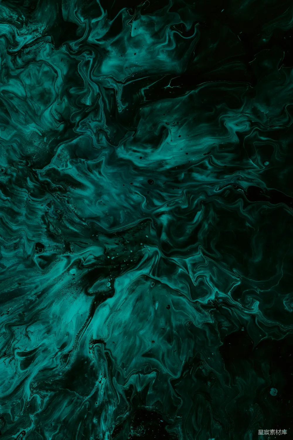 高清摄影 墨水纹理 抽象艺术 深绿色 艺术背景 创意设计 深邃绿墨纹理背景
