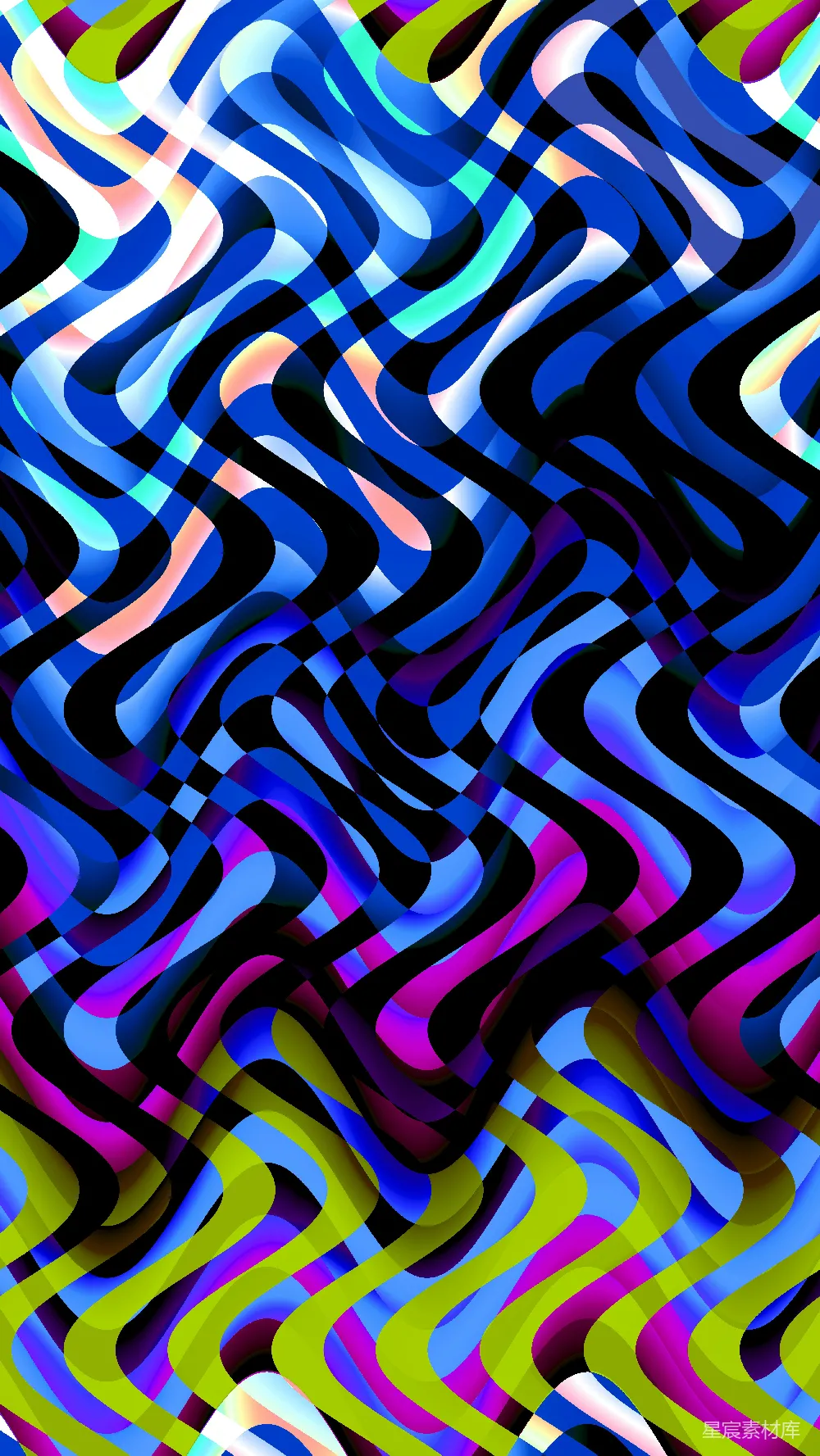 高清摄影 抽象艺术 色彩丰富 线条艺术 背景素材 现代设计 色彩斑斓的曲线图案
