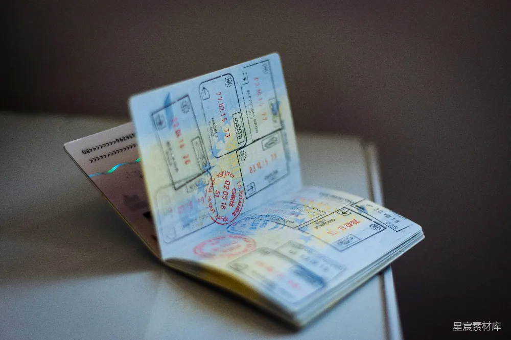 高清摄影 护照 旅行 签证 旅行证件 个人印记 旅途中充满故事的护照