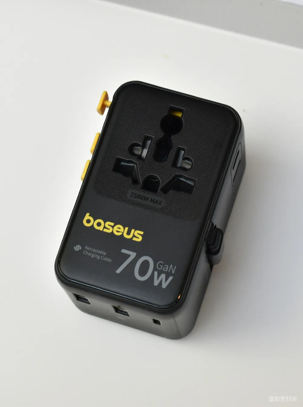 高清摄影 充电器 便携 高效 快充 Baseus Baseus 70W GaN GaN氮化镓充电器