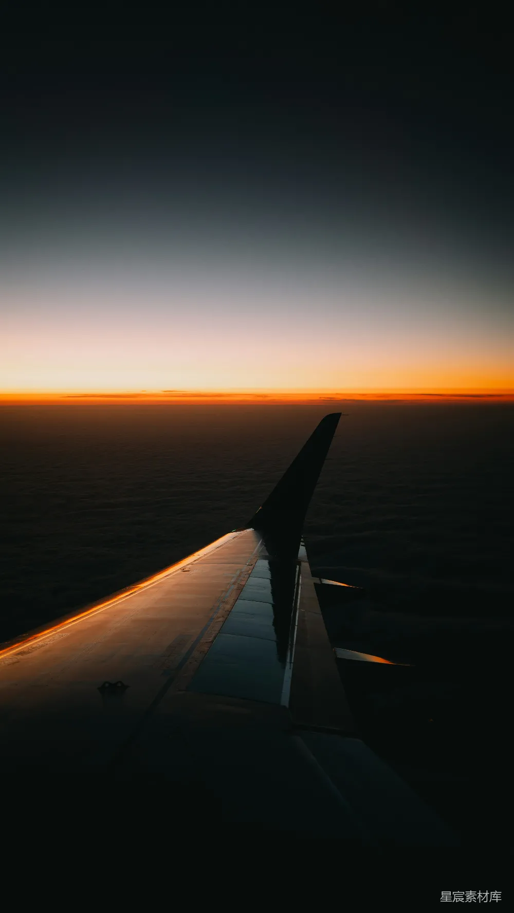 高清摄影 飞机 日落 天空 旅行 自然 飞机上的日落